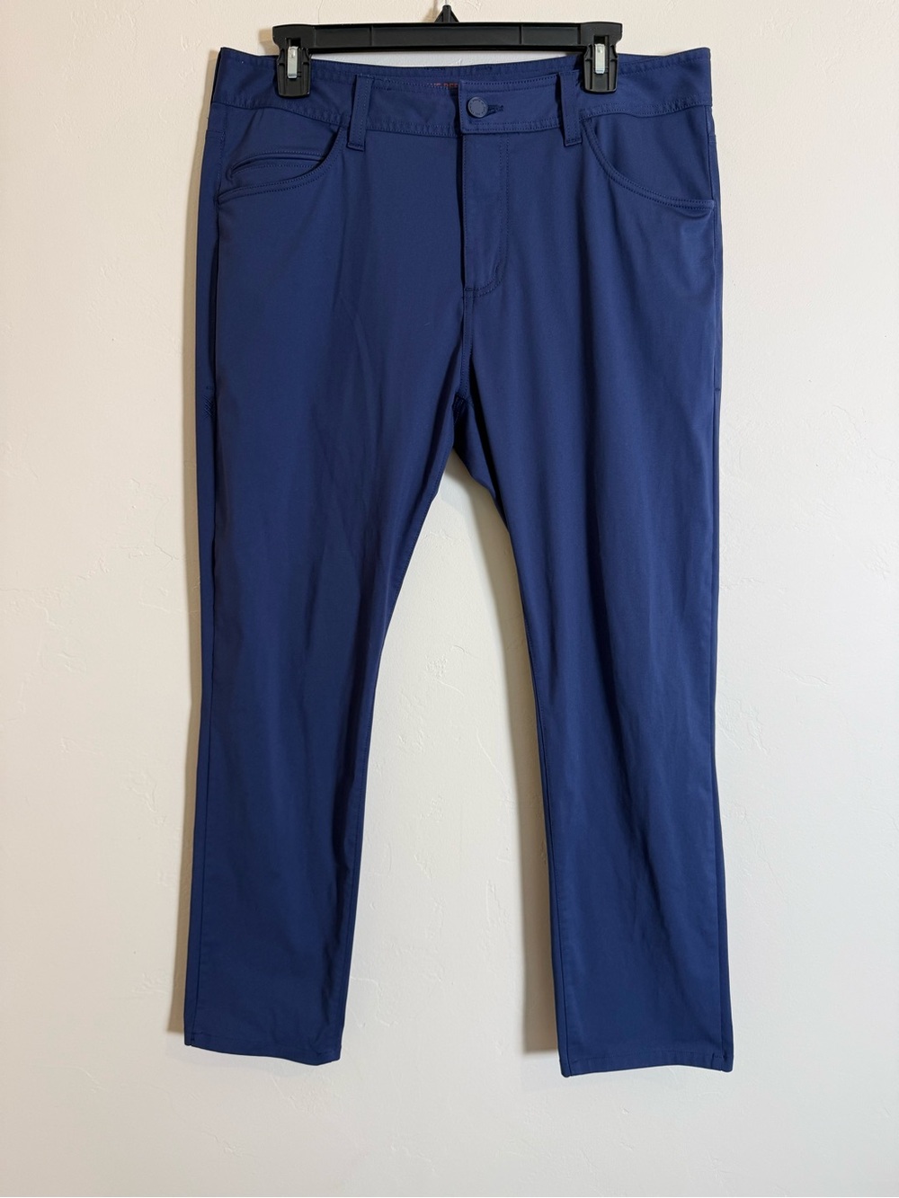Men's Rhône Navy Stretch Performance Pants chinos size 34